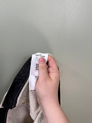 Stone Island Beige RE Cargo Shorts