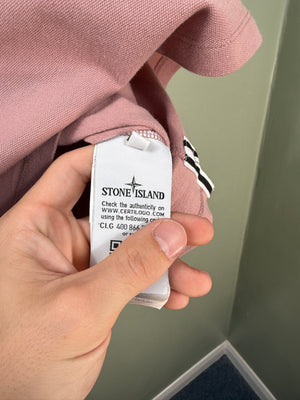 Stone Island Pink SL Polo Shirt
