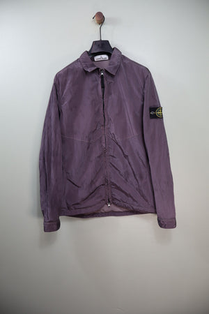 Stone Island Purple Nylon Metal Overshirt