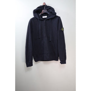 Stone Island Black Zipped Hoodie