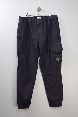 Stone Island Black RE-T Cargo Bottoms