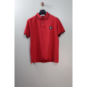 Stone Island Red SL Polo Shirt