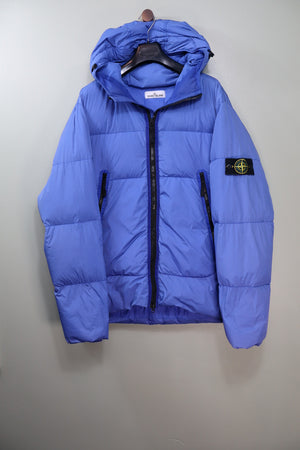 Stone Island Blue Crinkle Reps Jacket