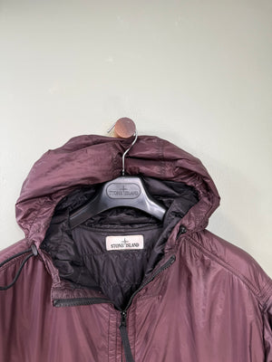 Stone Island Burgundy Micro Ripstop Primaloft Jacket