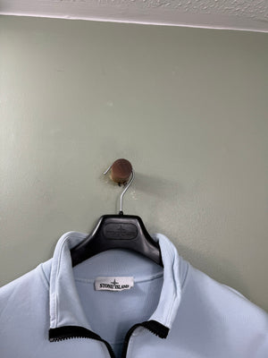 Stone Island Ice Blue 1/4 Zip Jumper