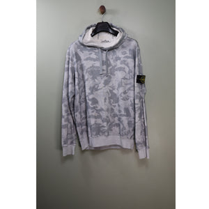 Stone Island Grey Camo Hoodie