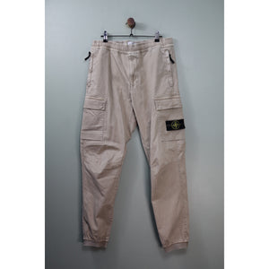 Stone Island Beige RE-T Cargo Bottoms