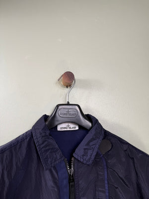 Stone Island Navy Nylon Metal Overshirt