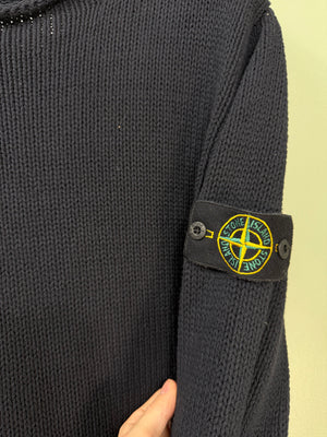 Stone Island Navy Vintage Knit Jumper