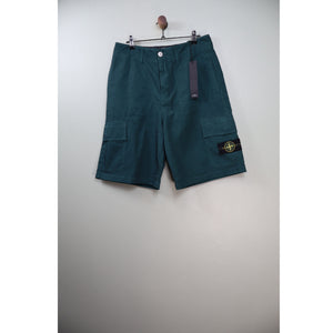 Stone Island Green LO-W Cargo Shorts