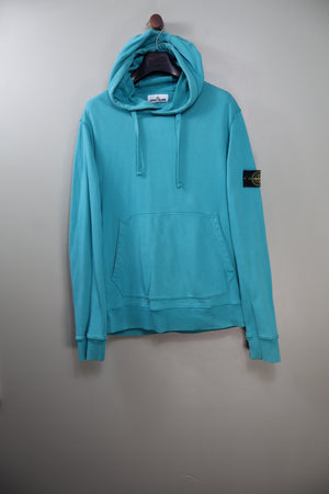 Stone Island Aqua Blue Hoodie