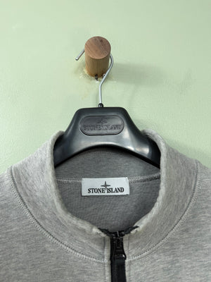 Stone Island Grey 1/4 Zip Jumper