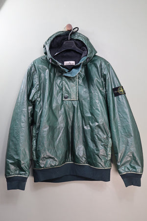 Stone Island Green 82/22 Microfelt Ripstop Cover Primaloft Smock