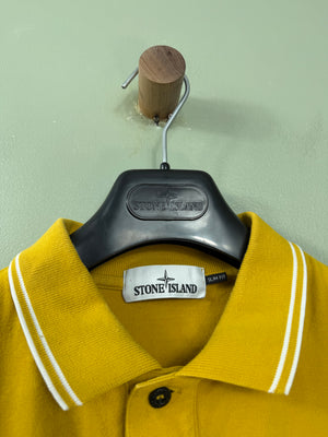 Stone Island Yellow SL Polo Shirt
