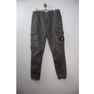Stone Island Khaki RE-T Cargo Bottoms