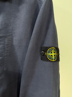 Stone Island Navy Moleskin Overshirt