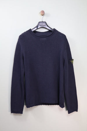 Stone Island Navy Vintage Knit Jumper