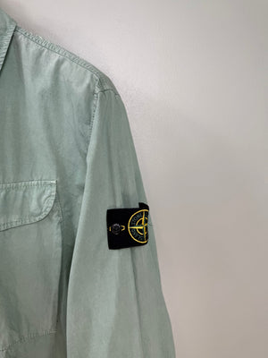 Stone Island Sage Green Overshirt