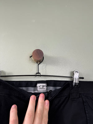 C.P. Company Black Cargo Bottoms