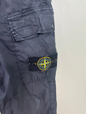 Stone Island Black RE-T Cargo Bottoms