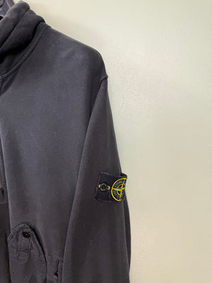 Stone Island Black 1/4 Zip Jumper