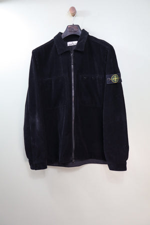 Stone Island Black Corduroy Overshirt