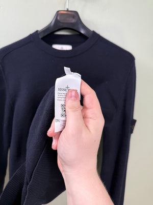 Stone Island Navy Knit Jumper