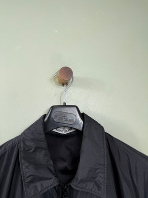 Stone Island Black Crinkle Reps Overshirt