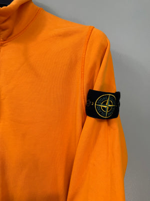 Stone Island Orange 1/4 Zip Jumper