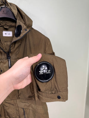 C.P. Company x Adidas Khaki La Mille Goggle Jacket