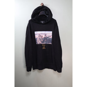 C.P. Company x Barbour Black Hoodie