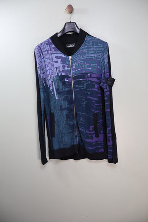 Stone Island Digital Print Shadow Project Zipped Jumper