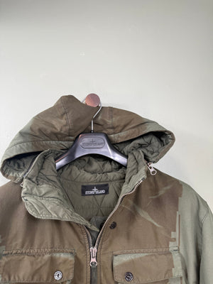 Stone Island Khaki Shadow Project David-TC Jacket