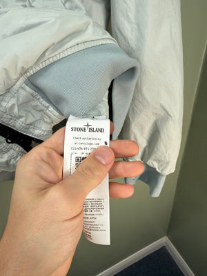 Stone Island Light Grey Crinkle Reps Jacket