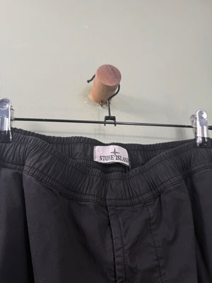 Stone Island Black RE-T Cargo Bottoms