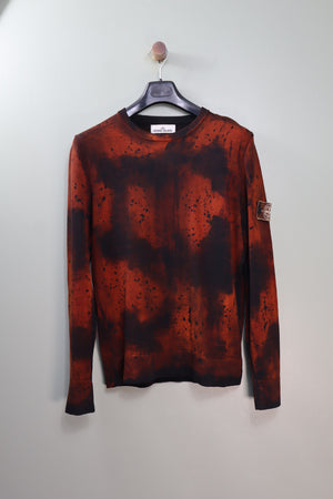 Stone Island Handpainted Tortoise Shell Camo Jumper