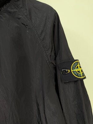Stone Island Black Nylon Metal Smock