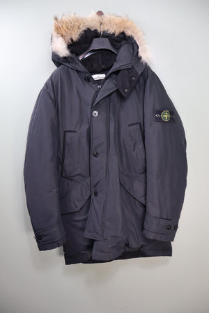 Stone Island Black Micro Reps Down Jacket