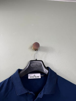 Stone Island Deep Blue Slim Fit Polo