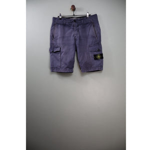 Stone Island Purple SL Cargo Shorts