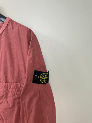 Stone Island Burnt Orange Naslan Smock Jumper