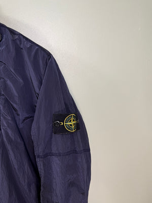Stone Island Navy Nylon Metal Overshirt