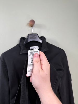 Stone Island Black 1/4 Zip Jumper