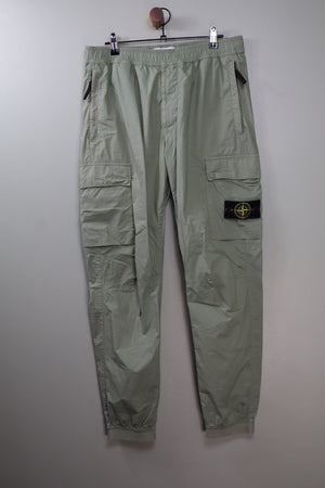 Stone Island Green RE-T Cargo Bottoms