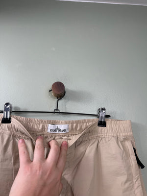 Stone Island Beige RE-T Cargo Bottoms