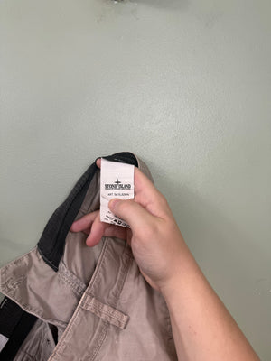 Stone Island Beige SL Cargo Shorts