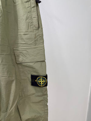 Stone Island Green RE-T Cargo Bottoms