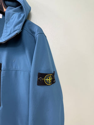 Stone Island Blue Soft Shell Jacket
