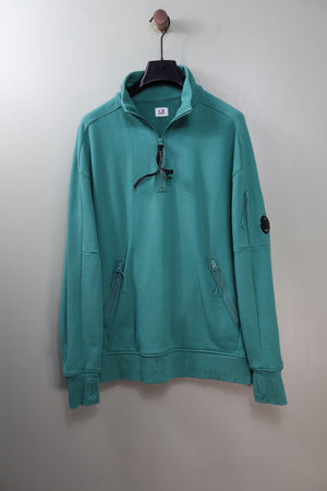 C.P. Company Green 1/4 Zip Jumper