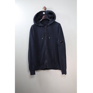 C.P. Company Navy Zipped Hoodie